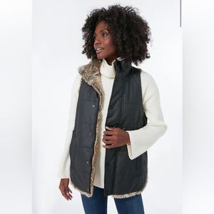 Tuckernuck Emilia Wax Fur Reversible Vest
